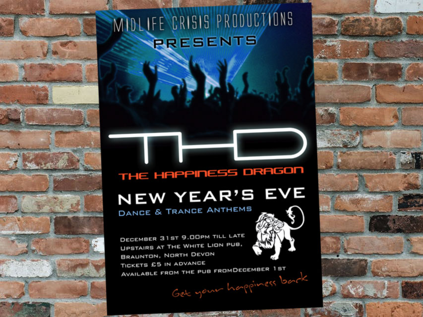 New Year's eve poster