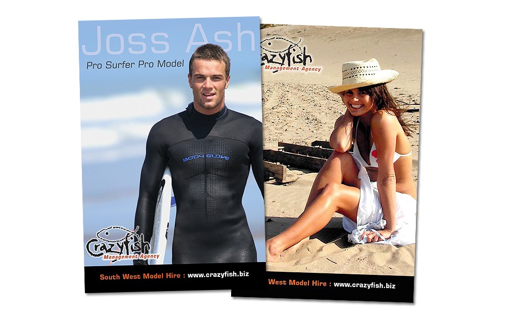Postcards for Crazyfish Model agency